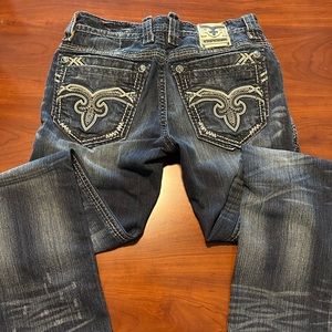 LIKE NEW Rock Revival Jean, “Tigerlily”, SZ: 32X34